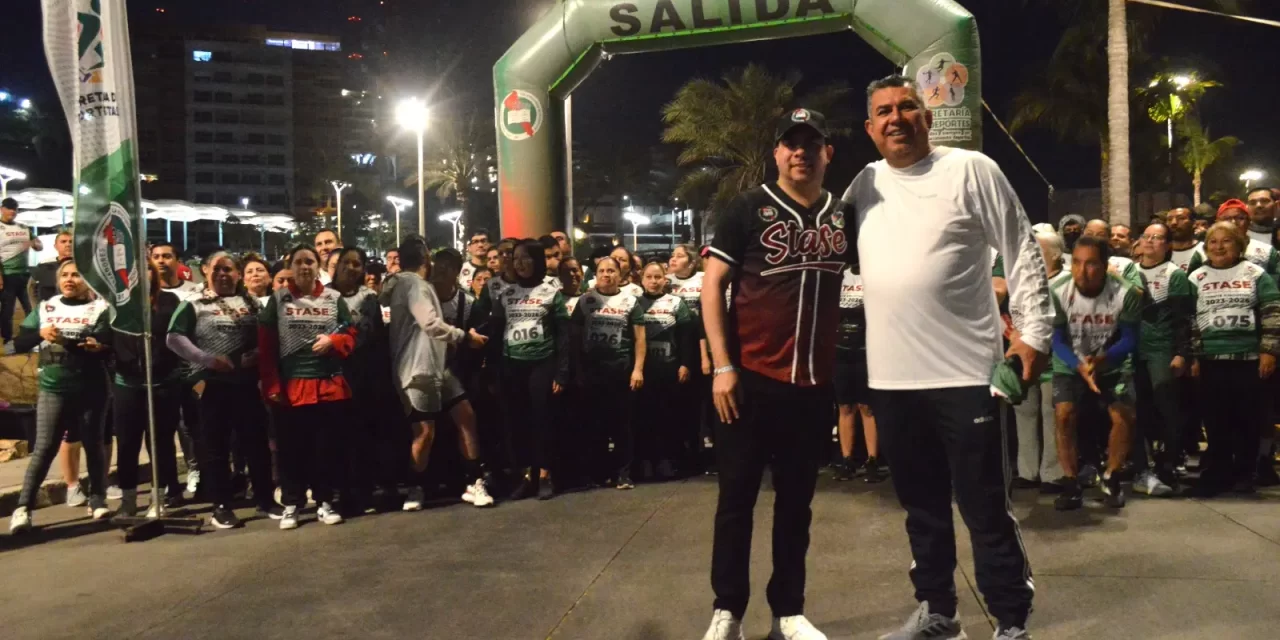 REALIZA STASE CAMINATA DEL SERVIDOR PÚBLICO EN MAZATLÁN