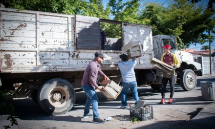 EXITOSA JORNADA DE DESCACHARRIZACIÓN EN LA COLONIA LOS PINOS