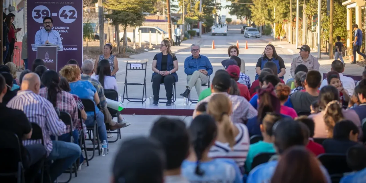 OBRAS CON SENTIDO SOCIAL GENERAN QUE LAS FAMILIAS DE CULIACANCITO VIVAN MEJOR: JUAN DE DIOS GÁMEZ