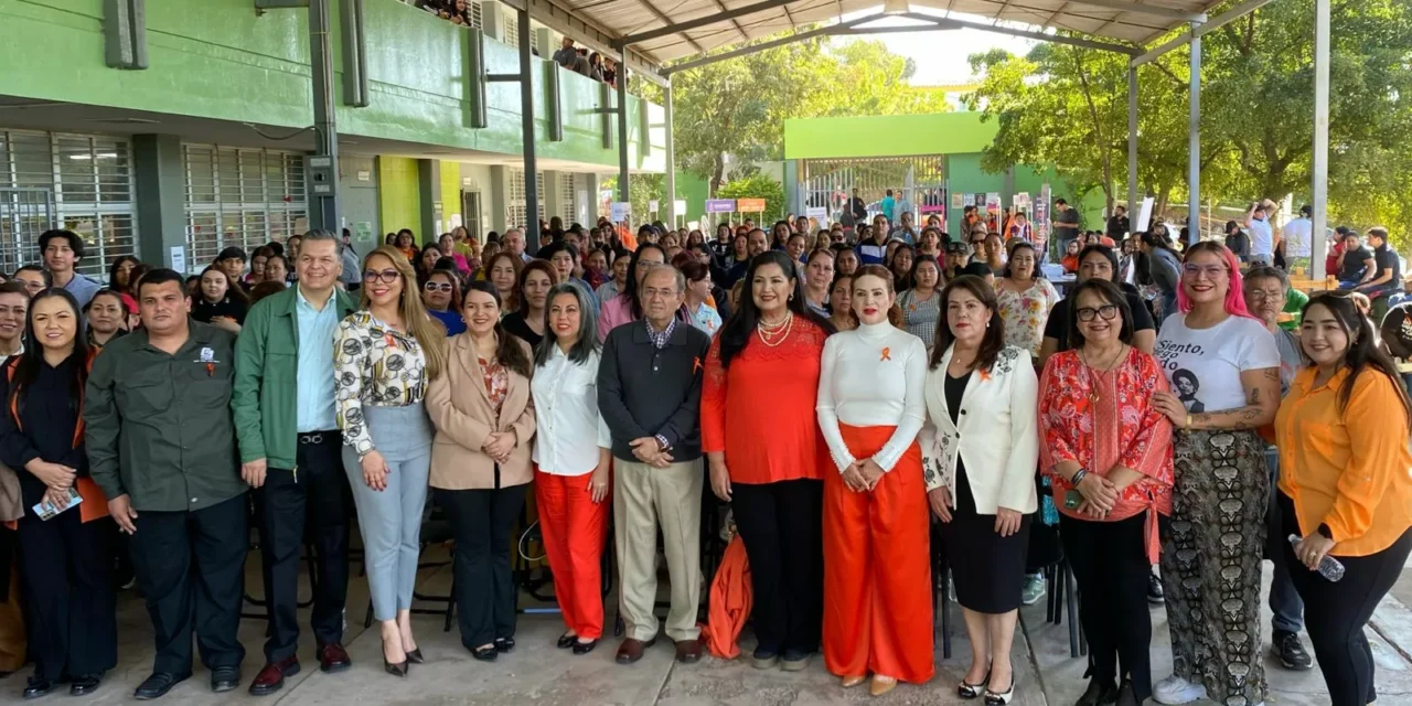 REALIZAN LA ACTIVIDAD «VISIBILIZANDO EL DÍA NARANJA» EN CULIACÁN PARA ERRADICAR LA VIOLENCIA DE GÉNERO