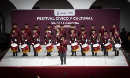 REALIZAN FESTIVAL CULTURAL 24 DE FEBRERO EN CONMEMORACIÓN DEL DÍA DE LA BANDERA