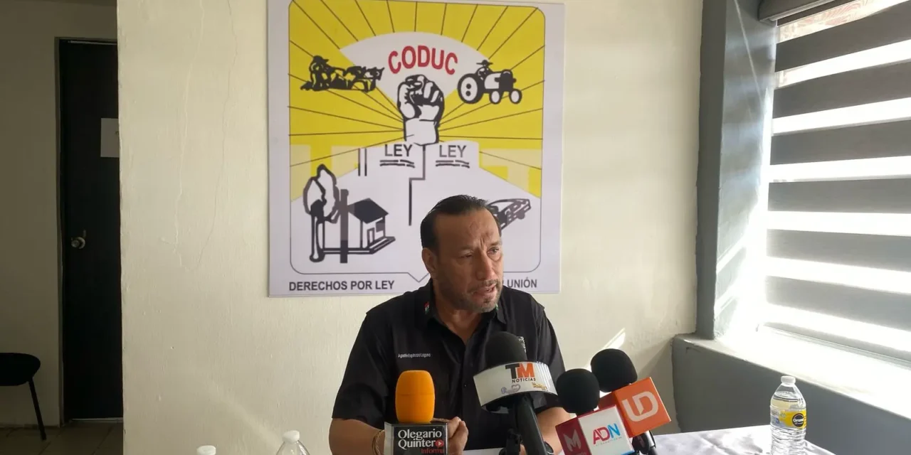 ¡EMERGENCIA EN EL CAMPO! LÍDER CAMPESINO PIDE AMPLIAR INVERSIÓN PARA MODERNIZAR RIEGO EN SINALOA Y EVITAR PÉRDIDAS DEL 40% DE AGUA