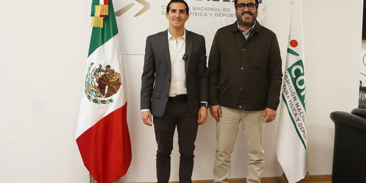 JUAN DE DIOS GÁMEZ Y ROMMEL PACHECO ACUERDAN INVERTIR MÁS EN INFRAESTRUCTURA DEPORTIVA