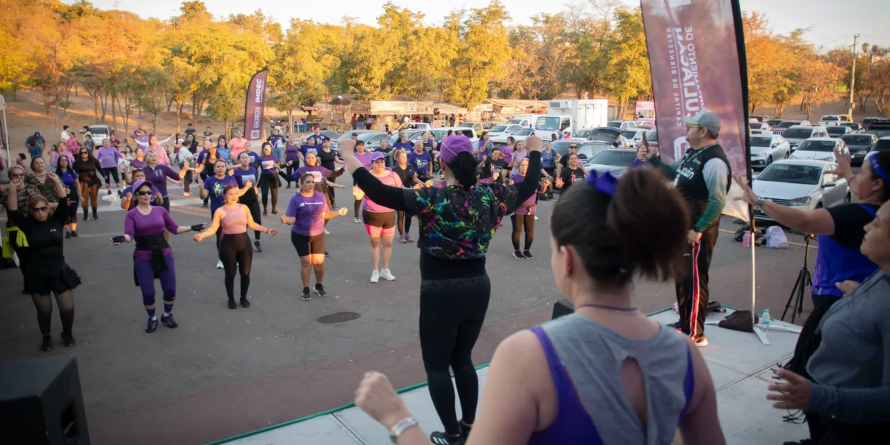 MUJERES SE ACTIVAN CON ALEGRÍA EN EL PARQUE CULIACÁN 87 EN EL MARCO DEL DÍA INTERNACIONAL DE LA MUJER