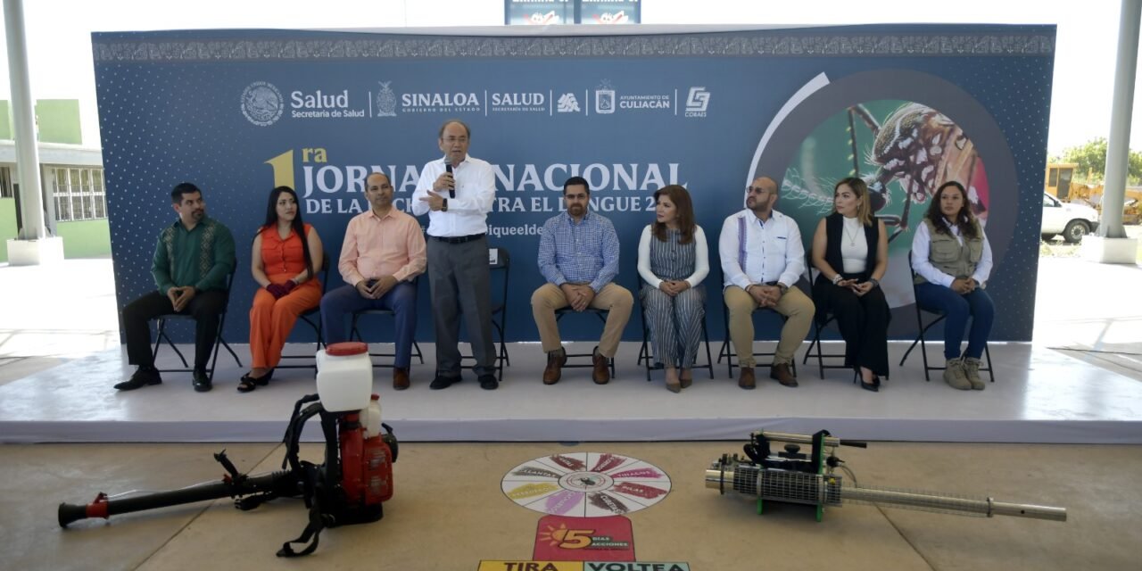 CULIACÁN SE SUMA AL INICIO DE LA CAMPAÑA PARA LA ELIMINACIÓN DE CRIADEROS