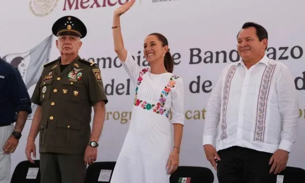 PRESIDENTA DA ARRANQUE A LAS OBRAS DEL TREN DE CARGA DEL TREN MAYA