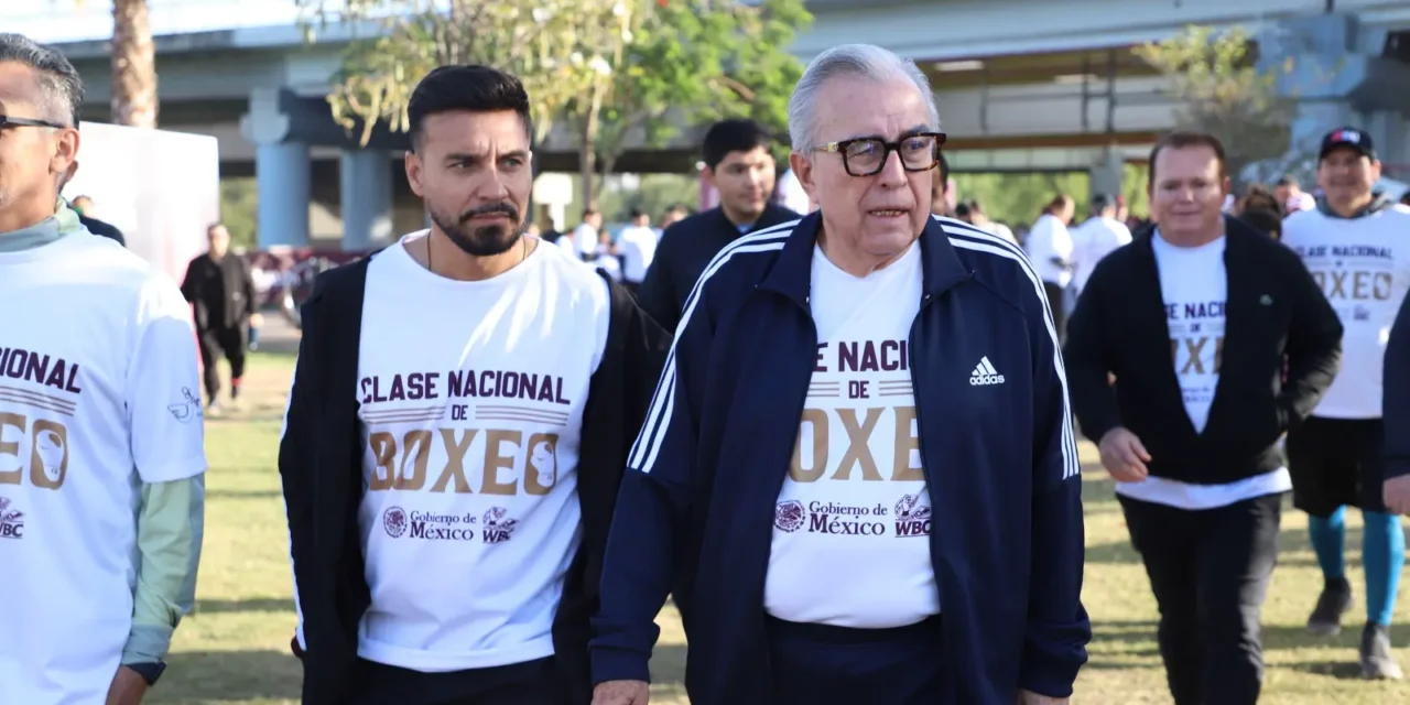 ÉXITO CLASE MASIVA DE BOXEO; ASISTEN MÁS DE CUATRO MIL PERSONAS