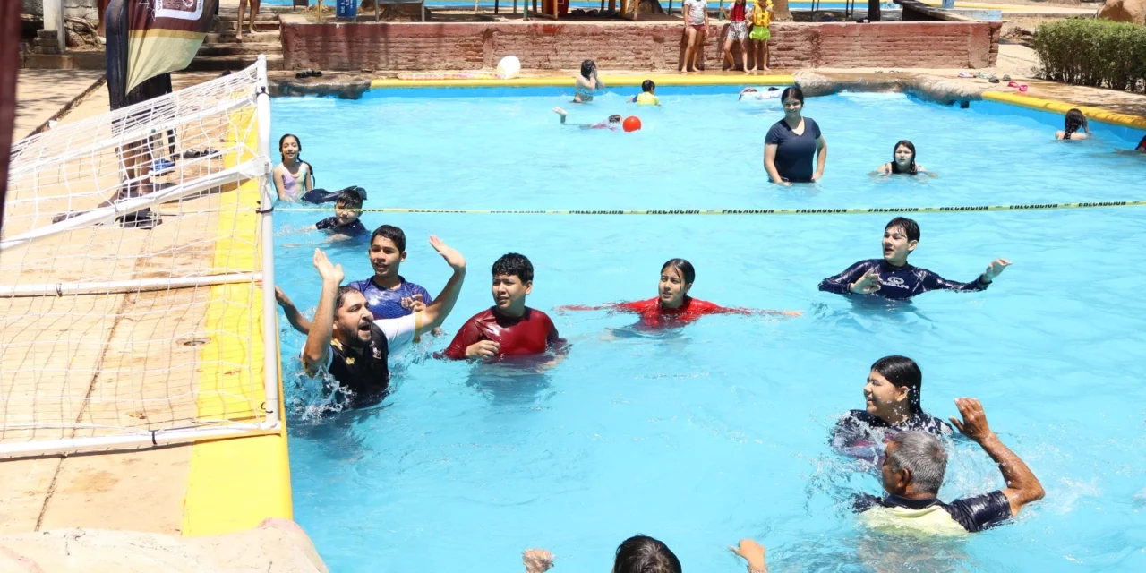 IMDEC DIVIERTE A BAÑISTAS DE IMALA CON ACTIVIDADES DEPORTIVAS Y RECREATIVAS