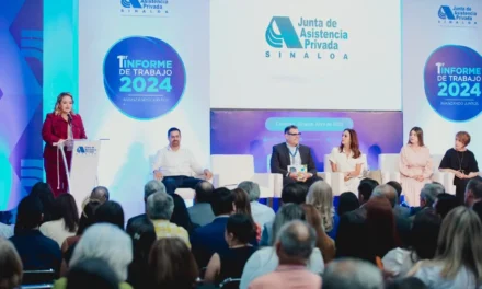 PRESIDE ENEYDA ROCHA RUIZ EL PRIMER INFORME DE LABORES DE LA JUNTA DE ASISTENCIA PRIVADA