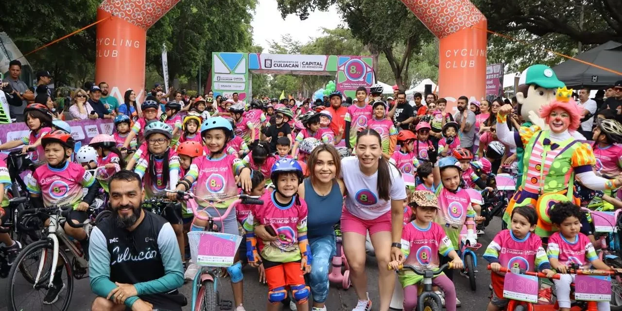 SE REALIZA CON ÉXITO LA OCTAVA EDICIÓN DE LA TRADICIONAL “CLÁSICA CICLISTA INFANTIL LUZ DANIELA GAXIOLA»