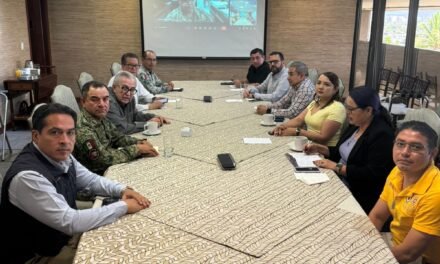 EN LA MESA DE SEGURIDAD QUE ENCABEZA EL GOBERNADOR ROCHA, SINALOA SE PREPARA ANTE LA TORMENTA ALVIN