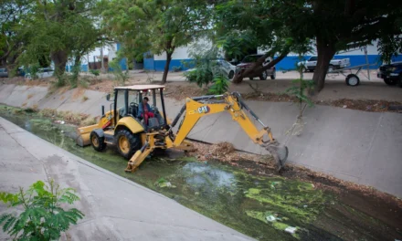 REALIZAN LIMPIEZA Y DESAZOLVE EN ARROYOS Y CANALES PREVIO A LA TEMPORADA DE LLUVIAS