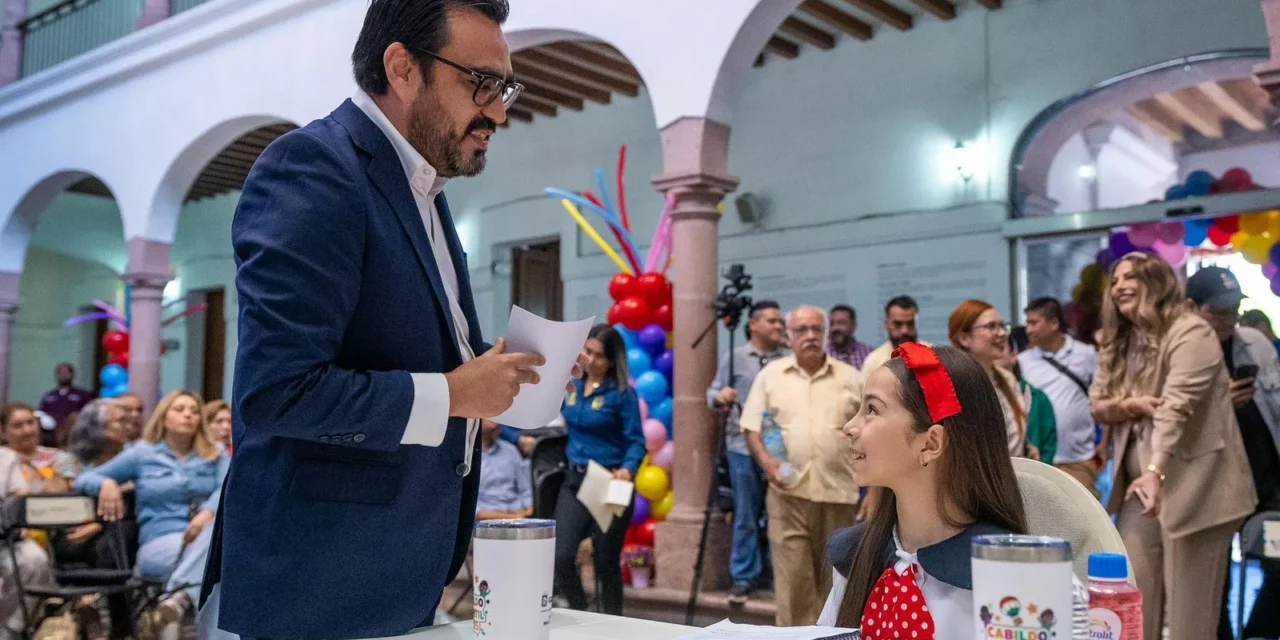 QUE NUESTRAS ACCIONES CONSTRUYAN PAZ: JUAN DE DIOS GÁMEZ INVITA A INTEGRANTES DEL CABILDO INFANTIL 2025