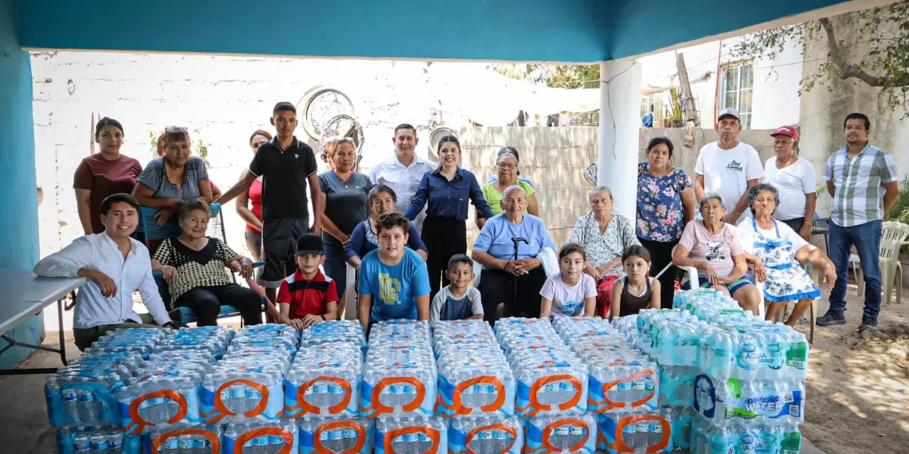 DIF CULIACÁN PROMUEVE EL CUIDADO DEL AGUA Y APOYA A FAMILIAS DE CULIACANCITO CON MÁS DE 6 MIL LITROS DEL VITAL LÍQUIDO