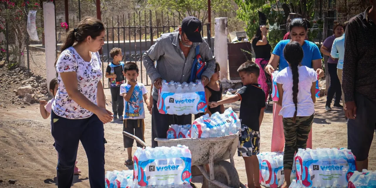 DIF CULIACÁN LLEVA AGUA POTABLE A MÁS DE 200 FAMILIAS EN JESÚS MARÍA