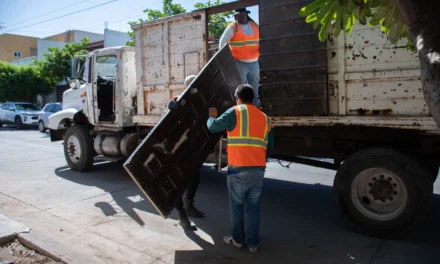 REFUERZAN ACCIONES PREVENTIVAS CON JORNADA DE DESCACHARRIZACIÓN EN EL SECTOR LAS FLORES