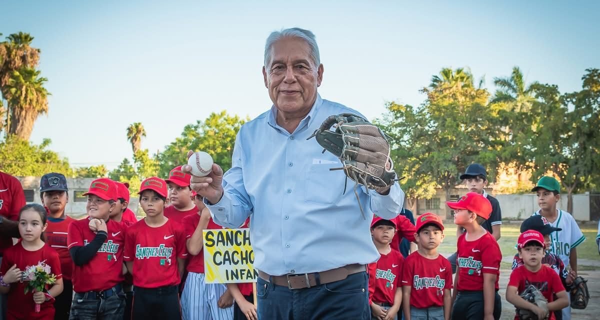 INAUGURACIÓN DE LA LIGA INFANTIL Y JUVENIL DE BÉISBOL EN ELDORADO