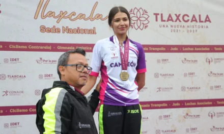 AKARI VALENZUELA Y EQUIPO SINALOENSE BRILLAN EN CICLISMO DE RUTA EN OLIMPIADA NACIONAL