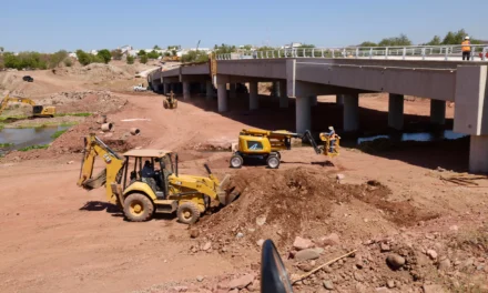 EL PUENTE SANTA FE SERÁ CIRCUITO FACILITADOR Y DESCONGESTIONADOR DE TRÁFICO, SEÑALA ROCHA, AL SUPERVISAR AVANCES DE OBRA