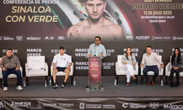 DEBUT DE MARCO VERDE, UN MOMENTO HISTÓRICO PARA EL DEPORTE SINALOENSE: JUAN DE DIOS GÁMEZ