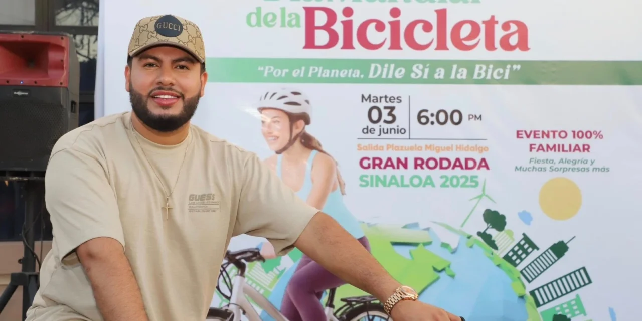 REALIZAN RODADA PARA CONMEMORAR EL DÍA MUNDIAL DE LA BICICLETA