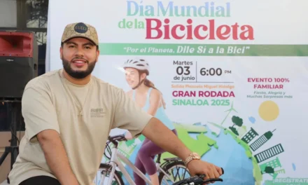 REALIZAN RODADA PARA CONMEMORAR EL DÍA MUNDIAL DE LA BICICLETA