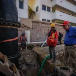 SUPERVISA EL GOBERNADOR ROCHA MOYA CONSTRUCCIÓN DE CÁRCAMO DE REBOMBEO EN LA AV. CAMARÓN SÁBALO