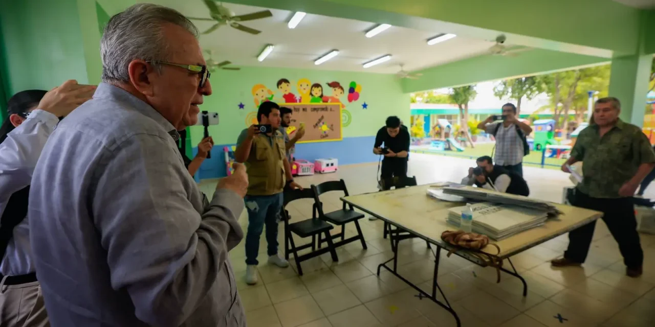 QUE LA GENTE SALGA A VOTAR EN ESTA JORNADA HISTÓRICA: GOBERNADOR RUBÉN ROCHA