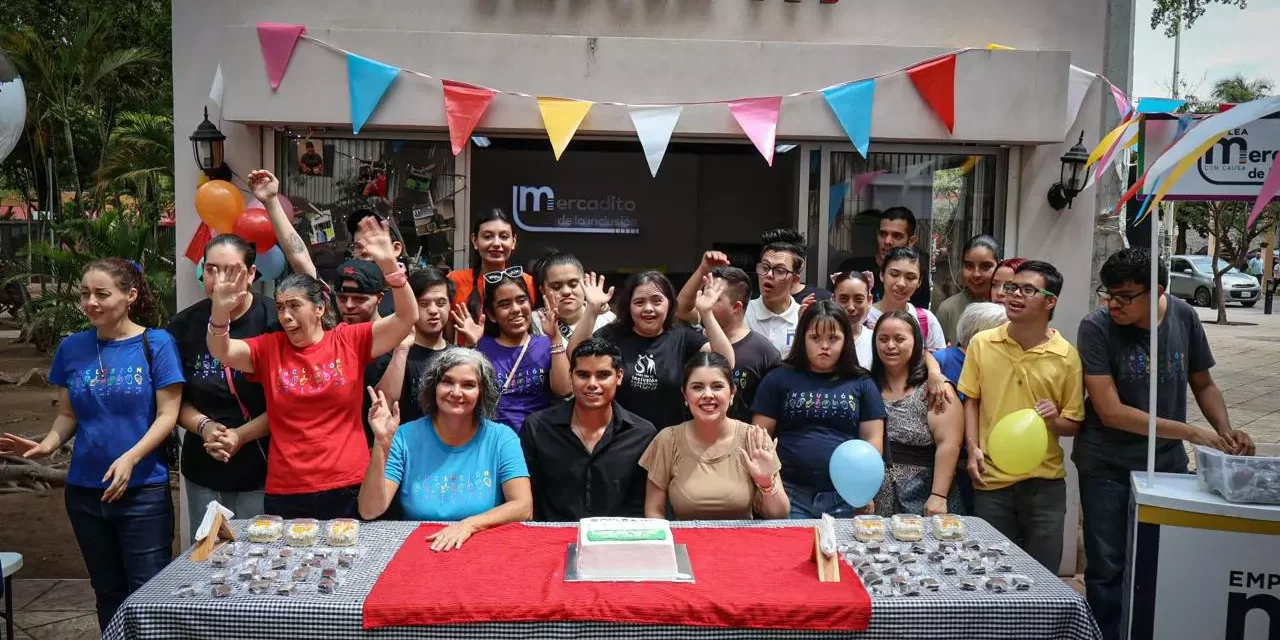 CELEBRAN EL 1ER ANIVERSARIO DEL MERCADITO DE LA INCLUSIÓN