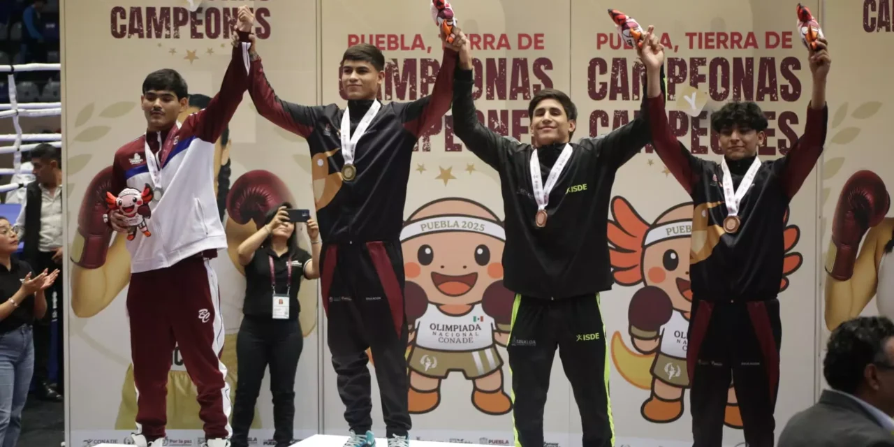 CIERRA BOXEO DE SINALOA CON TRES MEDALLAS DE BRONCE EN LA OLIMPIADA NACIONAL CONADE 2025