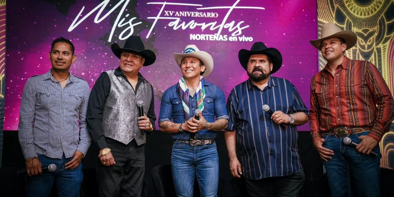 EDWIN PRESENTA EN MONTERREY SU ÁLBUM XV ANIVERSARIO MIS FAVORITAS NORTEÑAS EN VIVO