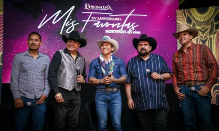 EDWIN PRESENTA EN MONTERREY SU ÁLBUM XV ANIVERSARIO MIS FAVORITAS NORTEÑAS EN VIVO