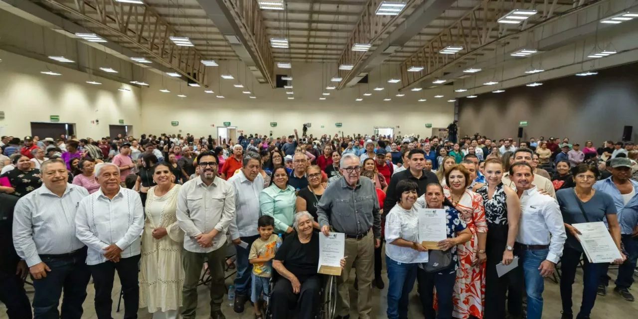 “HOY GARANTIZAMOS CERTEZA JURÍDICA A MIL 825 FAMILIAS CON LA ENTREGA DE TÍTULOS DE PROPIEDAD”: JUAN DE DIOS GÁMEZ