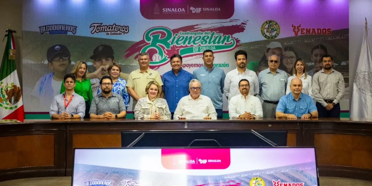 TRASPLANTE RENAL INFANTIL, PROPÓSITO DEL CUADRANGULAR DEL BIENESTAR DE BEISBOL DIF SINALOA, ANUNCIA GOBERNADOR ROCHA MOYA