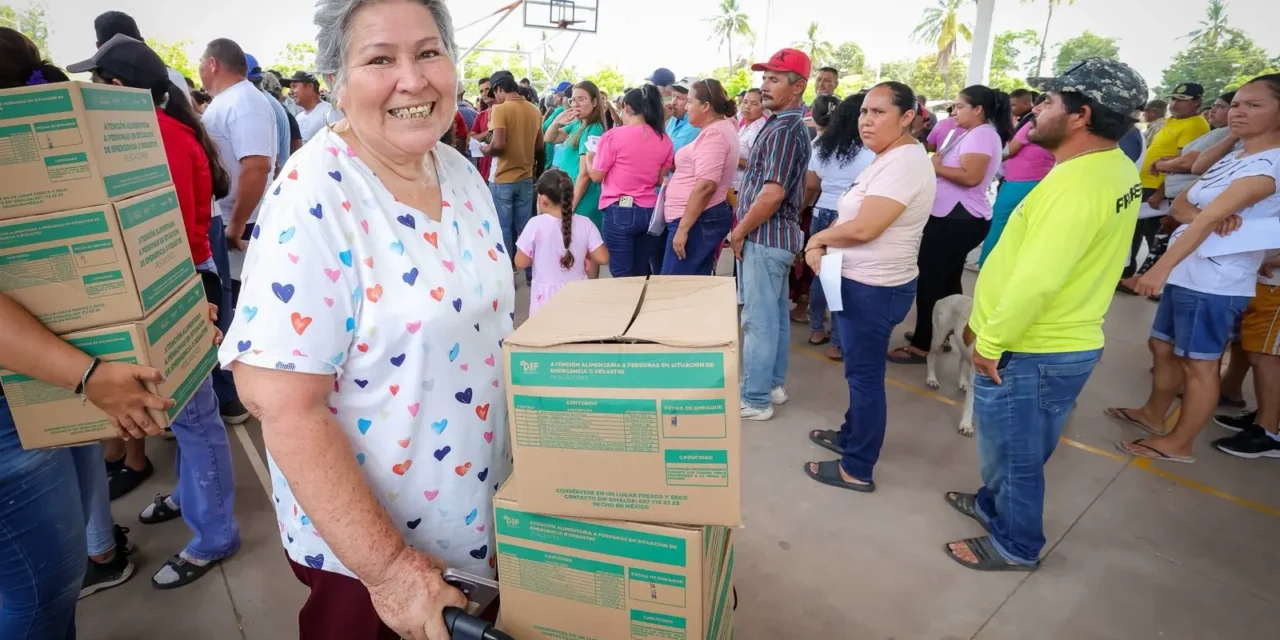 ATIENDE DIF SINALOA CON ASISTENCIA ALIMENTARIA A PESCADORES DE NAVOLATO Y SALVADOR ALVARADO BENEFICIANDO A 635 HABITANTES