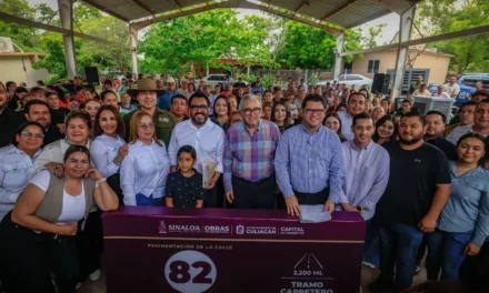 ENTREGA GOBERNADOR ROCHA PAQUETE DE OBRAS EN LA SINDICATURA DE TACUICHAMONA POR MÁS DE 20 MILLONES DE PESOS