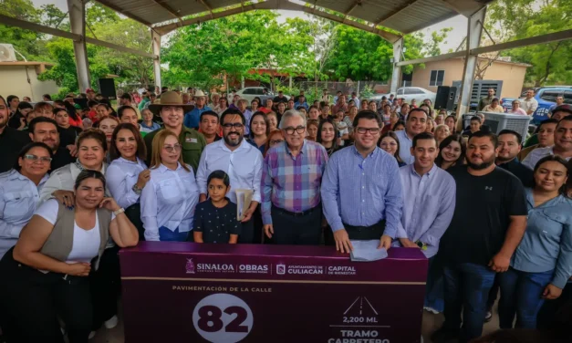 ENTREGA GOBERNADOR ROCHA PAQUETE DE OBRAS EN LA SINDICATURA DE TACUICHAMONA POR MÁS DE 20 MILLONES DE PESOS