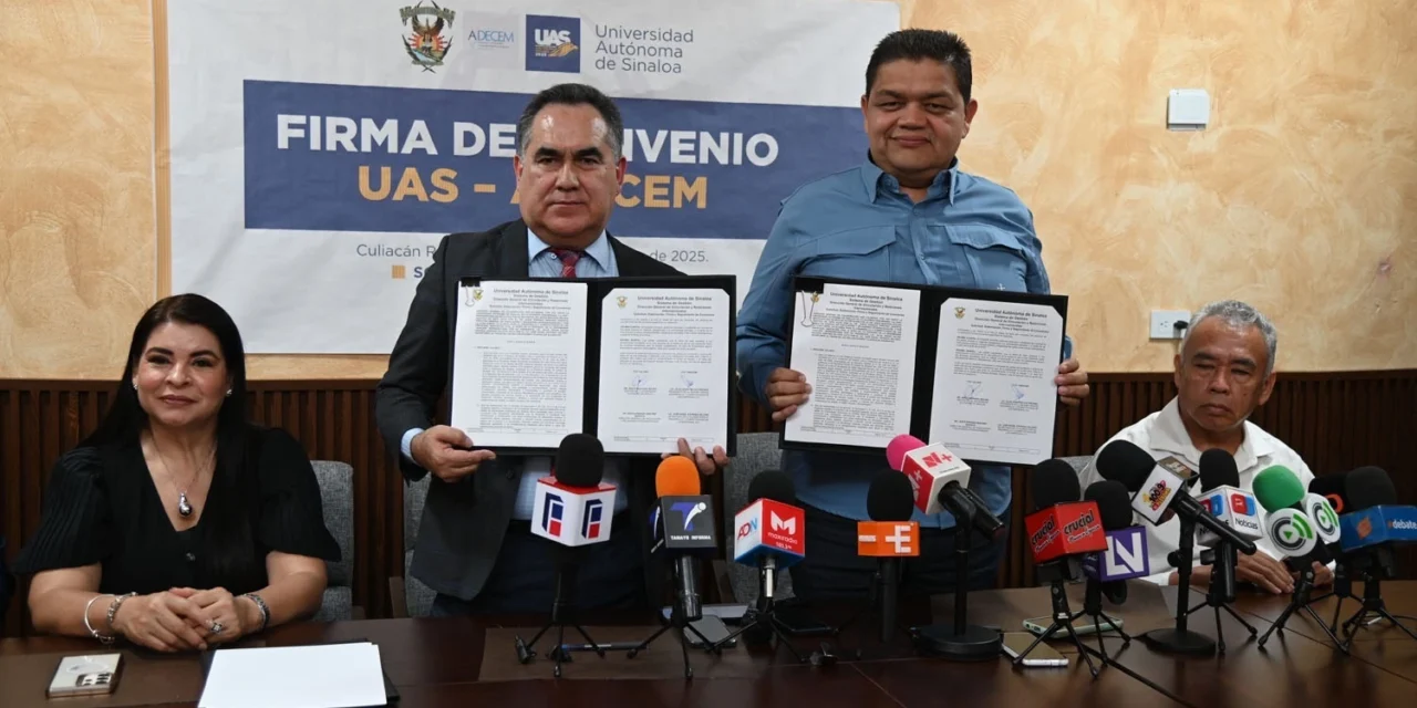 FIRMA DE CONVENIO UAS Y ADECEM