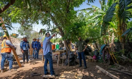 JUAN DE DIOS GÁMEZ SUPERVISA AVANCE DE LA PLANTA DE AGUA EN LA ZONA NORTE DE CULIACÁN