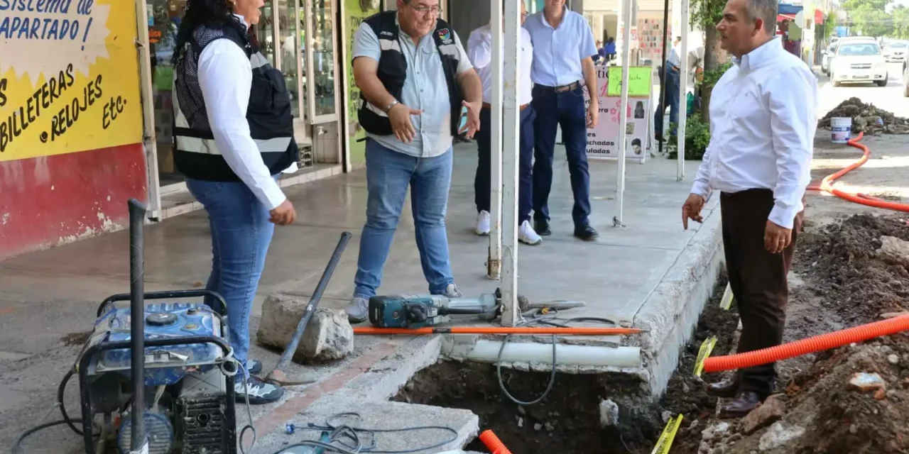 SUPERVISIÓN PERMANENTE DE OBRAS POR PARTE DEL ALCALDE GARANTIZA CALIDAD Y CUMPLIMIENTO EN LOS TIEMPOS DE EJECUCIÓN
