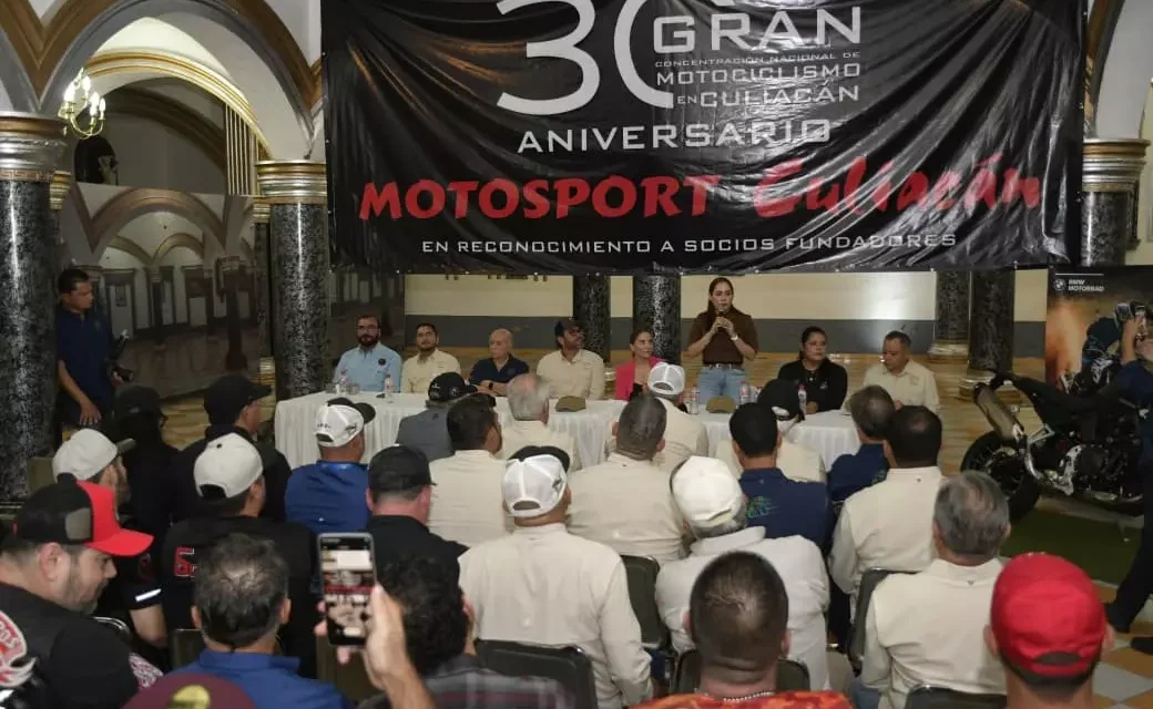 REALIZAN ENCUENTRO DE MOTOCICLISTAS