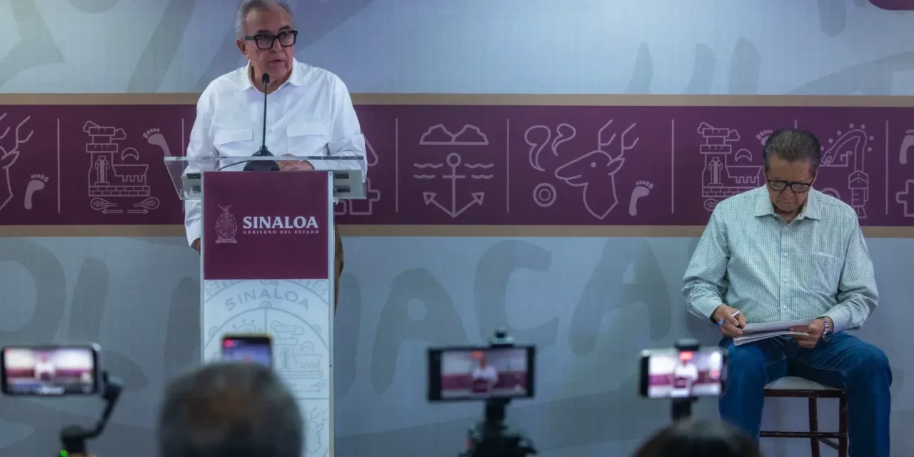 REFRENDA EL GOBIERNO FEDERAL SU APOYO A SINALOA PARA FORTALECER LA SEGURIDAD: ROCHA MOYA