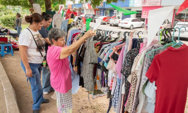 CONMEMORAN ANIVERSARIO DEL TIANGUIS ITINERANTE EN LA COLONIA HUMAYA