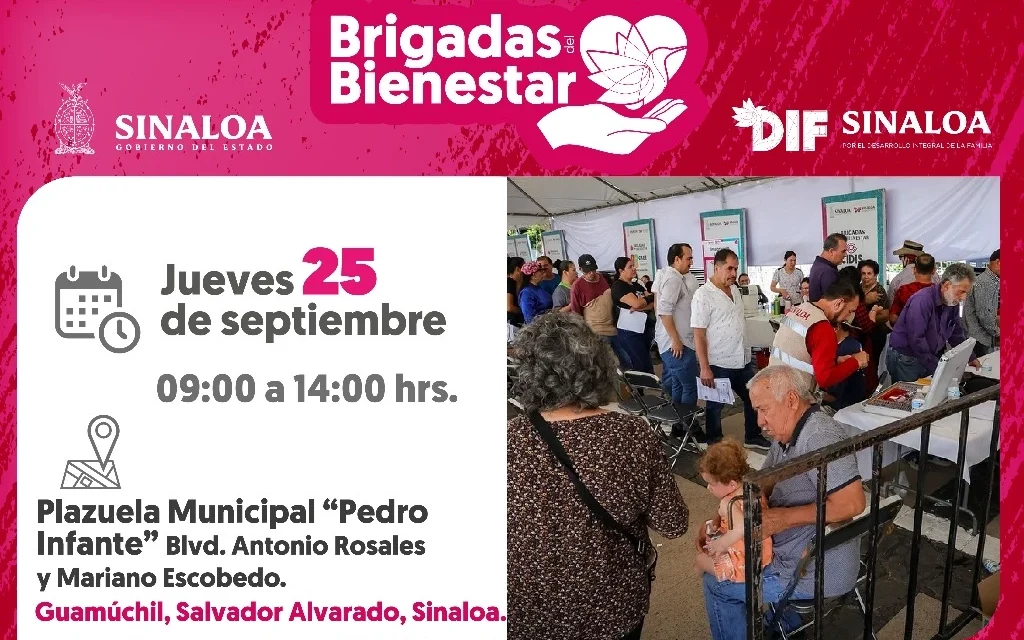 DIF SINALOA INVITA A SU BRIGADA DEL BIENESTAR EN GUAMÚCHIL, SALVADOR ALVARADO
