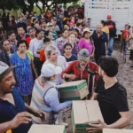 ENTREGA EL GOBERNADOR RUBÉN ROCHA APOYOS A FAMILIAS AFECTADAS POR LAS LLUVIAS EN AHOME