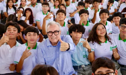 ENTREGA GOBERNADOR ROCHA MOYA NUEVO EDIFICIO AL COBAES 37, «GENARO ESTRADA» EN MAZATLÁN, CON INVERSIÓN DE 18.6 MDP