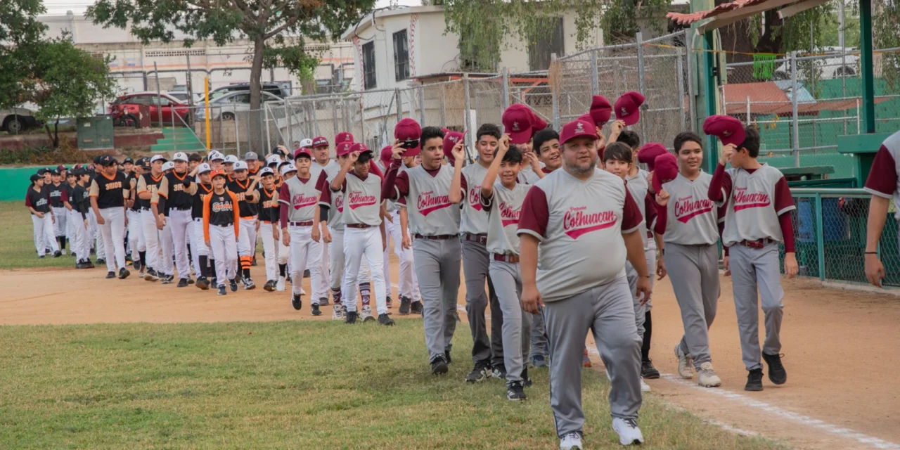 INAUGURA IMDEC EL TORNEO MUNICIPAL SELECTIVO DE BEISBOL