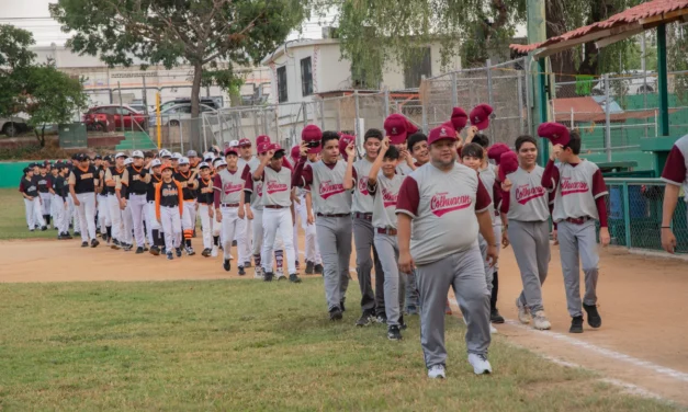 INAUGURA IMDEC EL TORNEO MUNICIPAL SELECTIVO DE BEISBOL