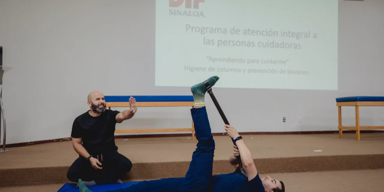 REALIZA DIF SINALOA EL TALLER HIGIENE DE COLUMNA Y PREVENCIÓN DE LESIONES EN COORDINACIÓN CON EL CREE