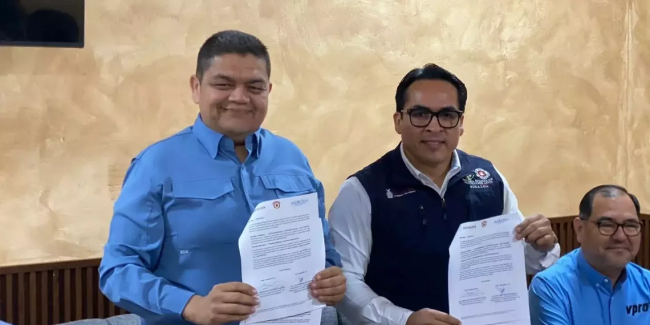 FIRMAN CONVENIO ADECEM Y PROTECCIÓN CIVIL; SE FORMA COMISIÓN DE GESTIÓN DE RIESGOS Y PROTECCIÓN CIVIL